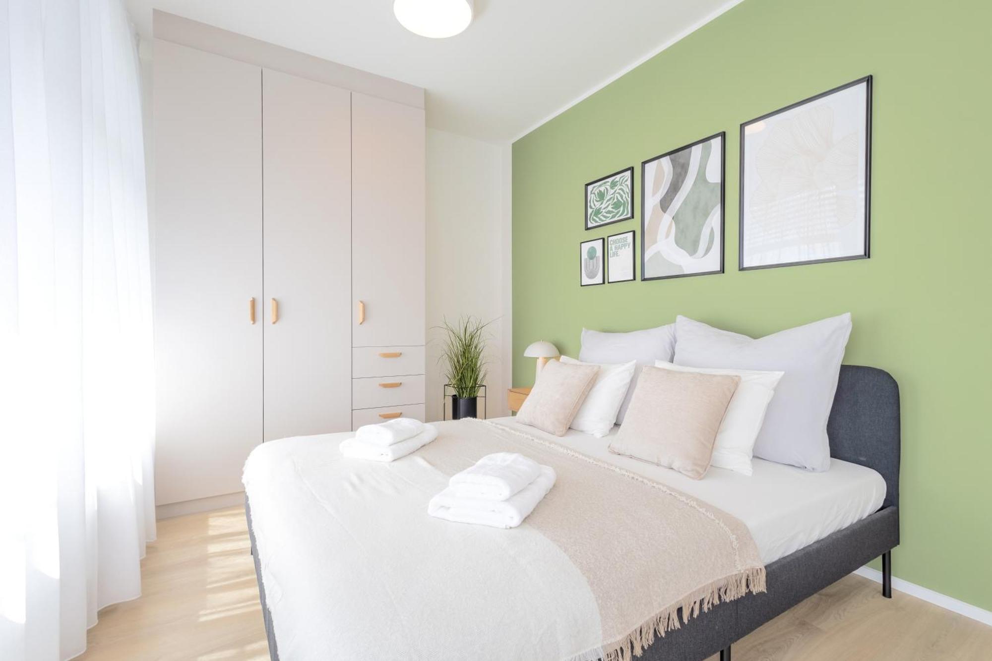 Apartmán Bright 2Br - 8Th Floor, Balcony, Free Parking - By Gravity Praha Exteriér fotografie